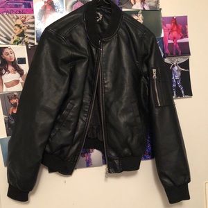 Leather jacket
